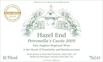 Petronellas Cuvee label